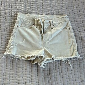 Old Navy Cream Jean Shorts for Women